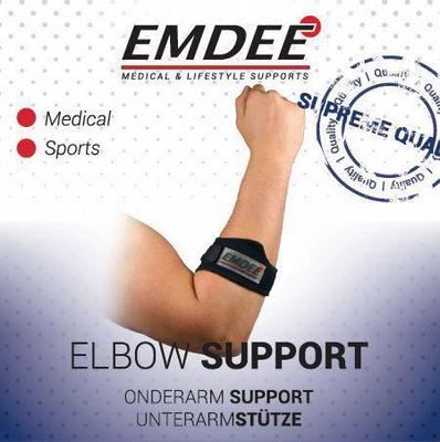 Emdee Tennis golf arm supportband zwart