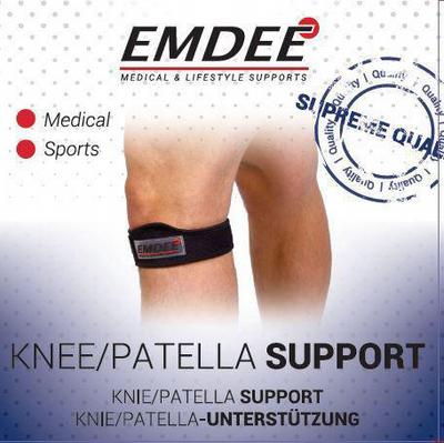 Emdee Knie patella supportband zwart