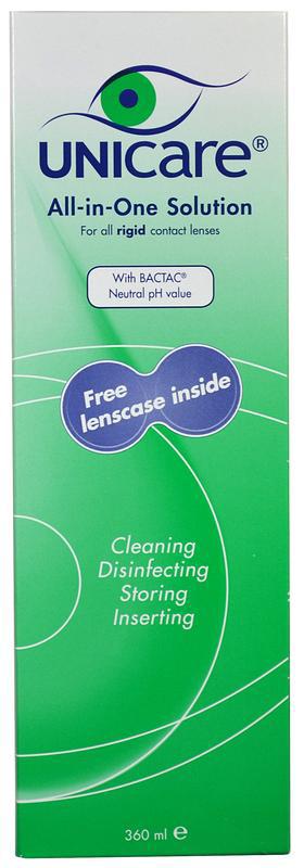 Alles-in-een vloeistof harde lenzen