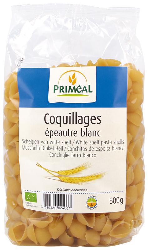 Spelt schelpen wit bio