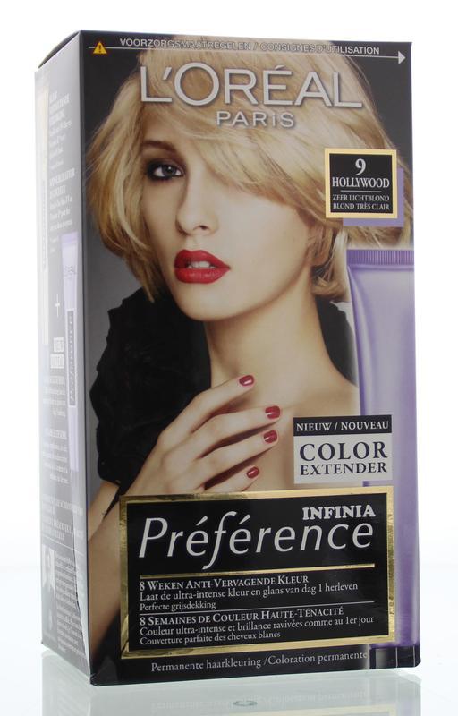 9 hollywood zeer licht blond