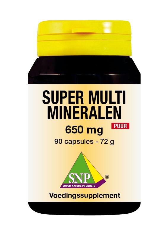 Super multi mineralen 650mg puur