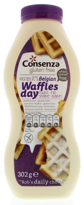 Schudfles mix voor wafels