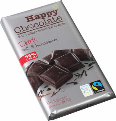 Happy Chocolate Chocolate dark 85% bio