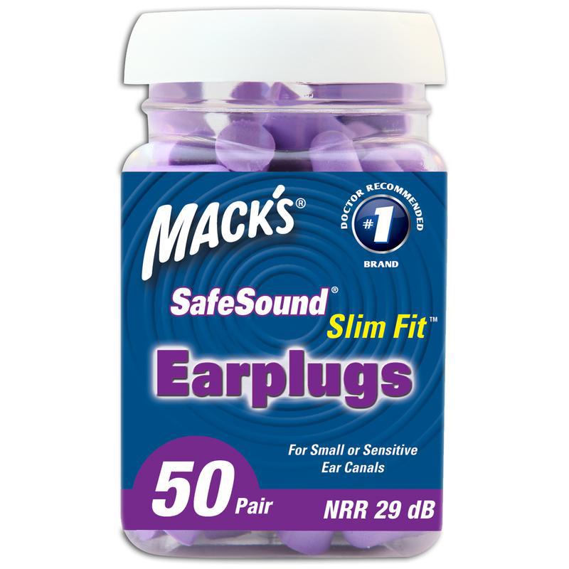 mack's safesound slimfit 50pr 100st