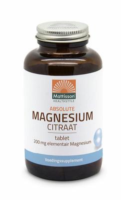 Mattisson Absolute magnesium citraat 200 mg