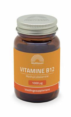 Mattisson Vitamine B12 methylcobalamine 1000mcg Mattisson Vitamine B12 methylcobalamine 1000mcg