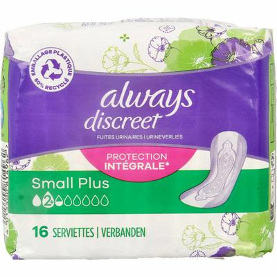 Always Discreet small plus