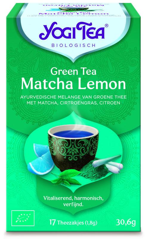 Green tea matcha lemon bio