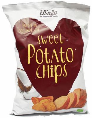 Trafo Chips zoete aardappel bio