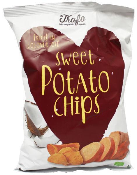 Chips zoete aardappel bio