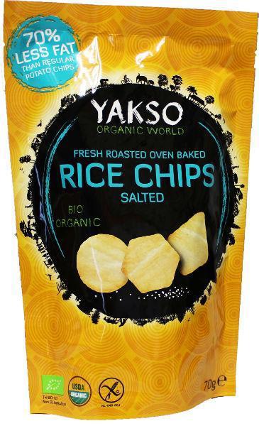 Rice chips salted bio