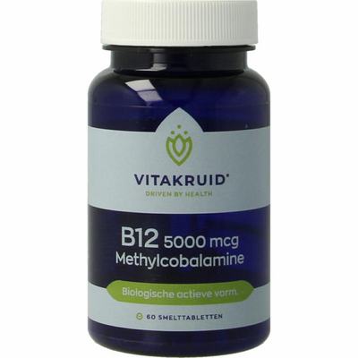 Vitakruid Vitakruid B12 5000 mcg Actief Methylcobalamine Vitakruid Vitakruid B12 5000 mcg Actief Methylcobalamine