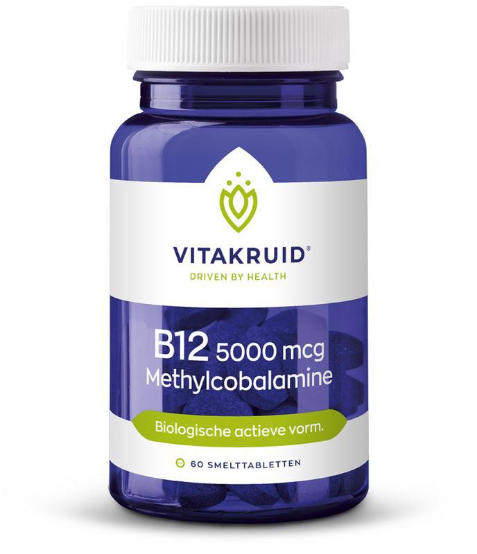 Vitakruid B12 5000 mcg Actief Methylcobalamine