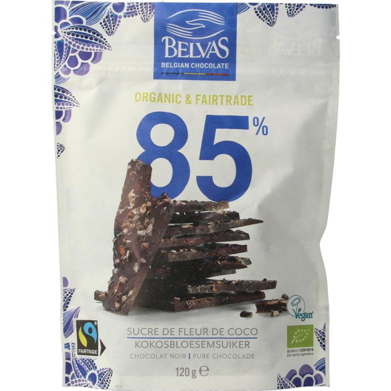 Thins dark 85% met kokosbloesemsuiker bio Thins dark 85% met kokosbloesemsuiker bio