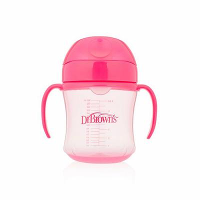 BROWN Drinkbeker roze 180ml zachte tuit