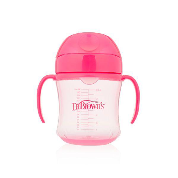 Drinkbeker roze 180ml zachte tuit