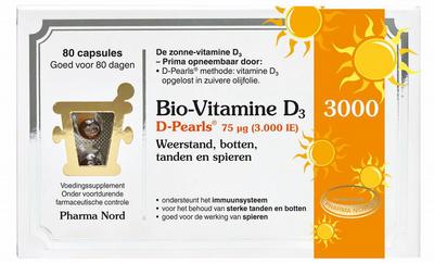 Pharma Nord Bio vitamine D3 75mcg 3000IE