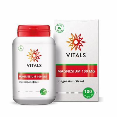Vitals Vitals Magnesiumcitraat 100 mg Vitals Vitals Magnesiumcitraat 100 mg