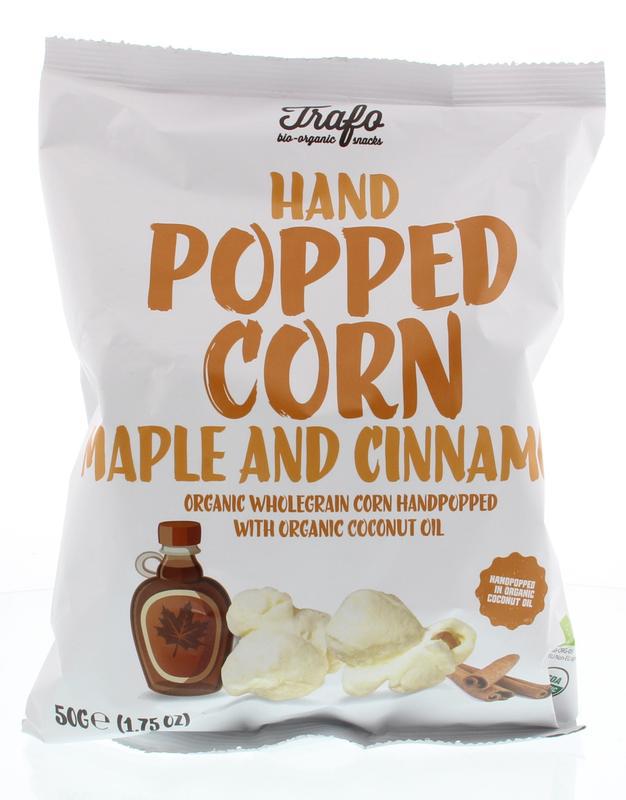 Popcorn maple & cinnamon bio