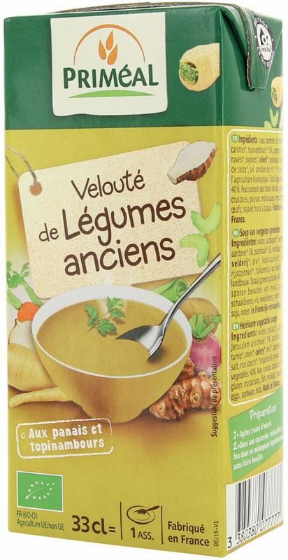 Veloute gebonden soep vergeten groente bio