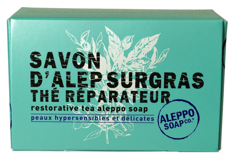 Zeep met thee in doosje