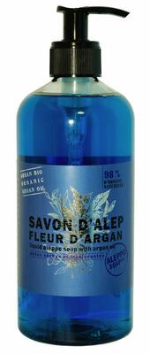 Aleppo Soap Co Arganzeep exfoliant bio met pomp