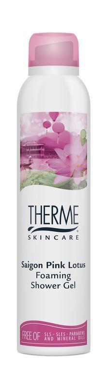 Saigon pink lotus foam shower bio