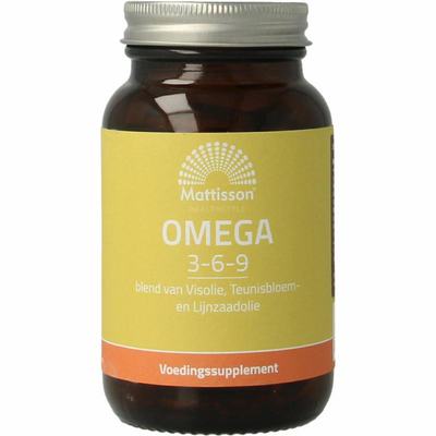 Mattisson Omega 3 6 9 vis teunisbloem lijnzaad Mattisson Omega 3 6 9 vis teunisbloem lijnzaad