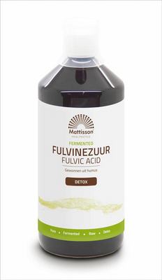 Mattisson Fermented fulvine zuur - fulvic acid Mattisson Fermented fulvine zuur - fulvic acid