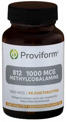 Proviform Vitamine B12 1000mcg methylcobalamine Proviform Vitamine B12 1000mcg methylcobalamine