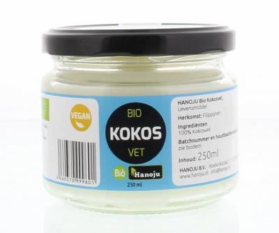 Hanoju Kokosolie geurloos glasflacon bio