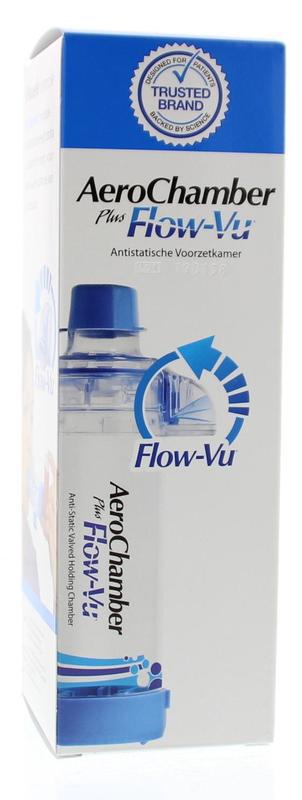 Aerochamber + flow VU mondstuk blauw