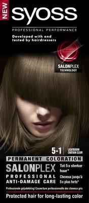Syoss Color baseline 5-1 lichtbruin haarverf
