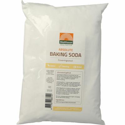 Mattisson Baking soda zuiveringszout natriumbicarbonaat Mattisson Baking soda zuiveringszout natriumbicarbonaat