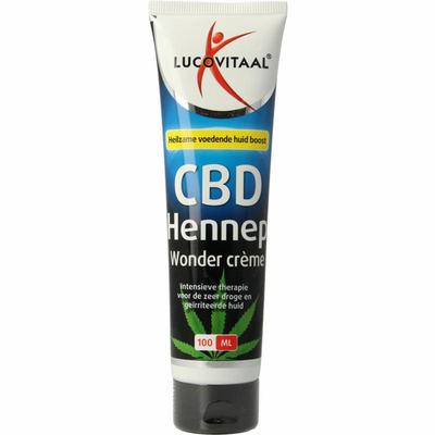 Lucovitaal Hennep CBD huidwondercreme Lucovitaal Hennep CBD huidwondercreme