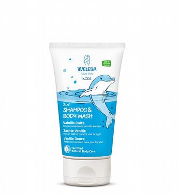 Weleda kids 2in1 zachte vanille 150 ml
