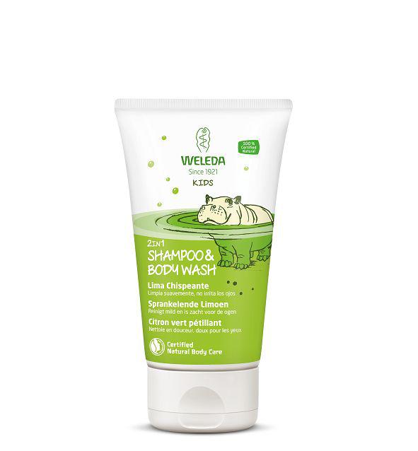 kids 2in1 sprankelende limoen 150 ml