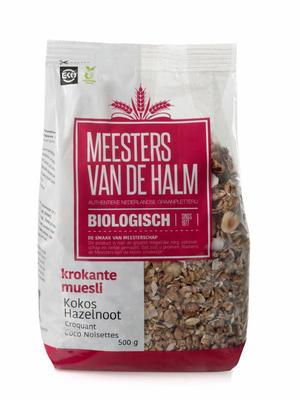 HALM Krokante muesli kokos hazelnoot bio