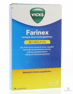 Vicks farinex honing ctr zuig- 24st