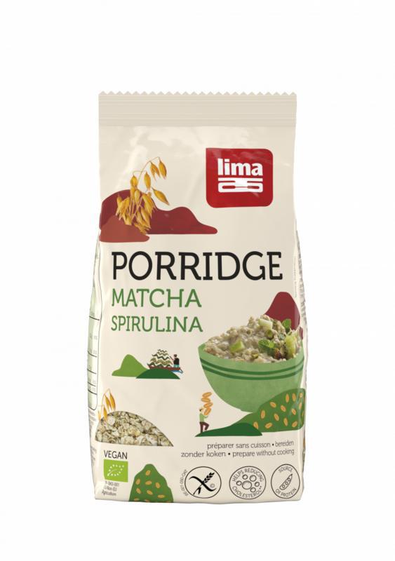 Porridge express matcha spirulina bio