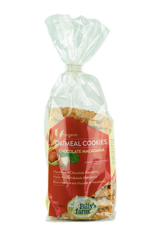 Macadamia chocolade haverkoeken bio