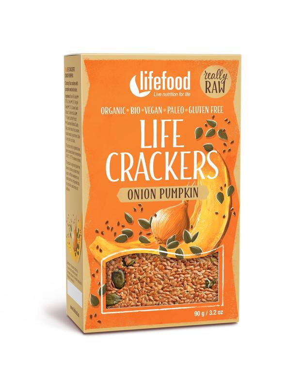 Life crackers pompoen ui bio