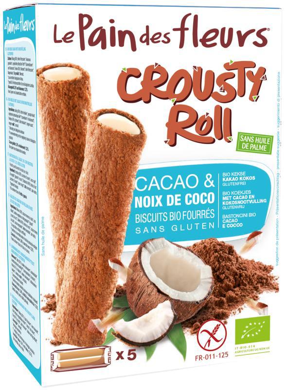 Crousty roll kokos cacao bio