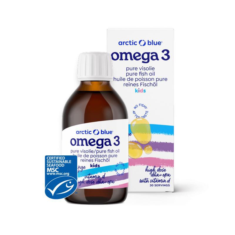 Omega 3 pure visolie met vitamine D kids