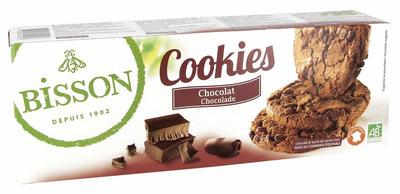 Bisson Chocolade cookies met stukjes pure chocola bio