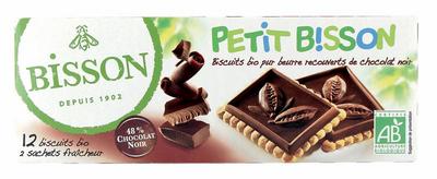 Bisson Petit theebiscuit pure chocolade bio