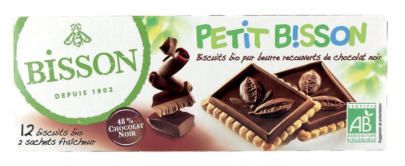 Petit theebiscuit pure chocolade bio