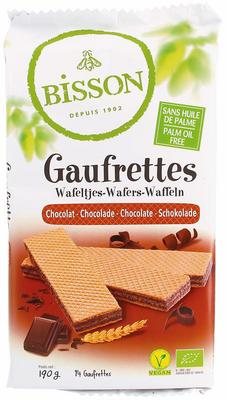 Bisson Chocolade wafels gaufrettes bio