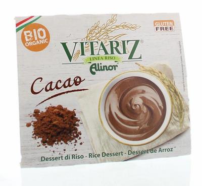 Vitariz Rice dessert chocolade 4x 100 gram bio